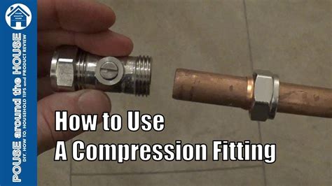 can you use compression fittings on a gas pipe